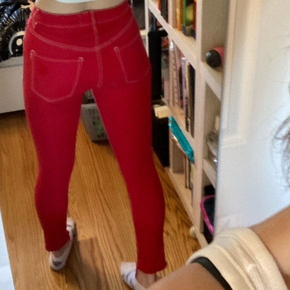 Garage Red Jeans - Picture 4 of 9